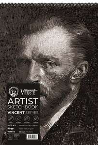 Vincent - Vincent Artist Seri Eskiz Defteri 90Gr A3 50 Sayfa Beyaz