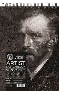 Vincent - Vincent Artist Seri Eskiz Defteri 90Gr A4 50 Sayfa Fildişi