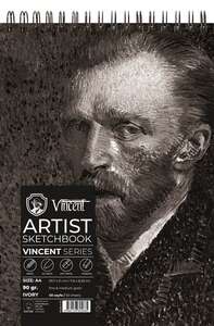 Vincent Artist Sketchbook Eskiz Defteri 90Gr A4 50 Yaprak Fildişi - Vincent