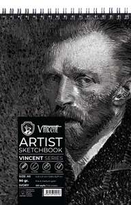 Vincent Artist Seri Eskiz Defteri 90Gr A5 100 Sayfa Fildişi - Vincent