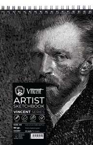 Vincent Artist Sketchbook Eskiz Defteri 90Gr A5 50 Yaprak Fildişi - Vincent
