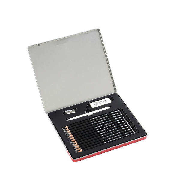 Vincent Draw & Explorer 15'li Set Metal Kutu - 2