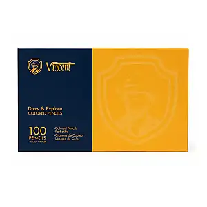 Vincent Draw & Explore Kuru Boya Kalem Seti 100'lü Karton Kutu - Vincent