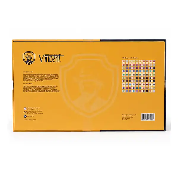 Vincent Draw & Explore Kuru Boya Kalem Seti 100'lü Karton Kutu - 2
