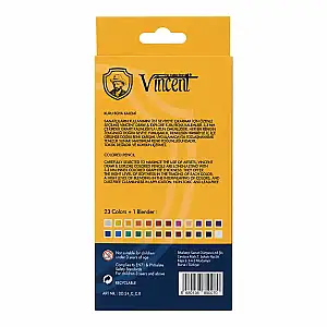 Vincent Draw & Explore Kuru Boya Kalem Seti 24'lü Karton Kutu - 2