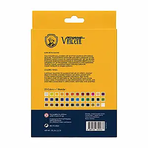 Vincent Draw & Explore Kuru Boya Kalem Seti 36'lı Karton Kutu - 2