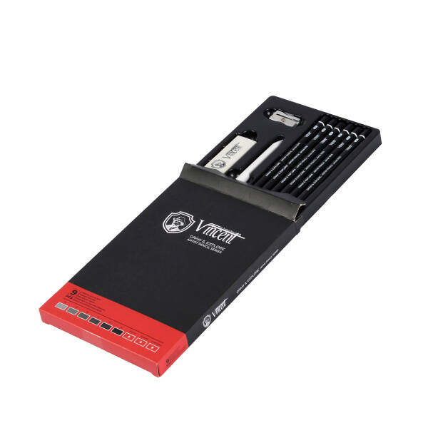 Vincent Draw & Explorer 9'lu Karton Kutu Seti - 2