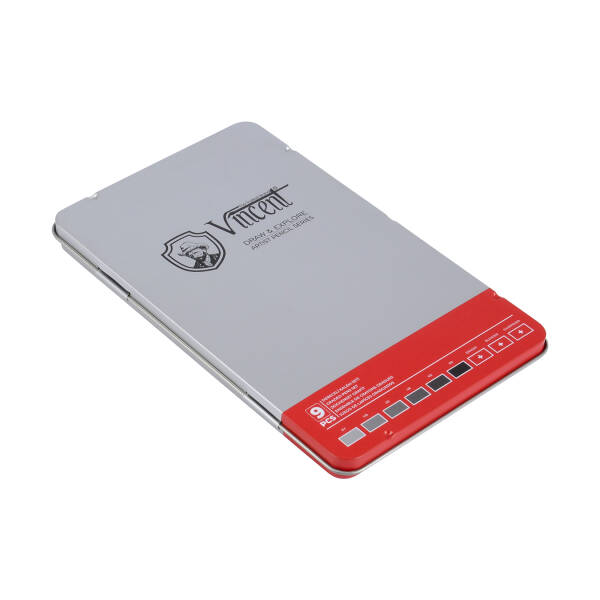 Vincent Draw & Explorer 9'lu Set Metal Kutu - 1