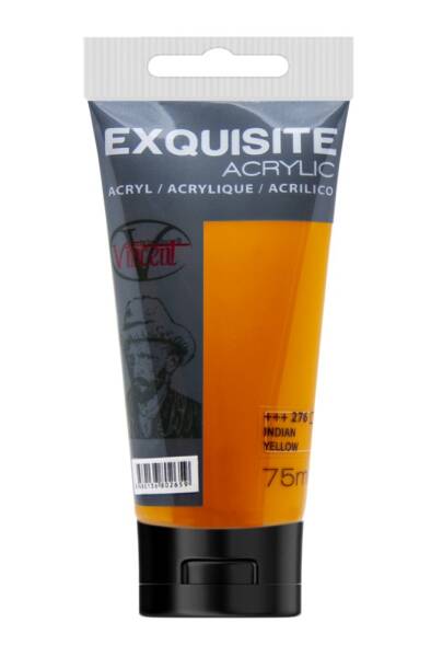 Vincent Exquisite Akrilik Boya 200 ML Indian Yellow - 1