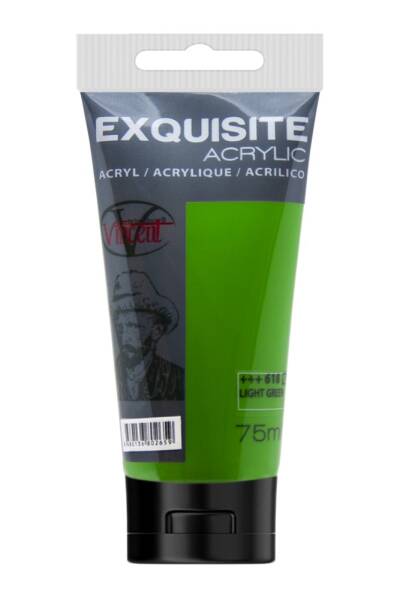 Vincent Exquisite Akrilik Boya 200 ML Light Green - 1