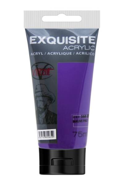 Vincent Exquisite Akrilik Boya 200 ML Mouve Pale - 1