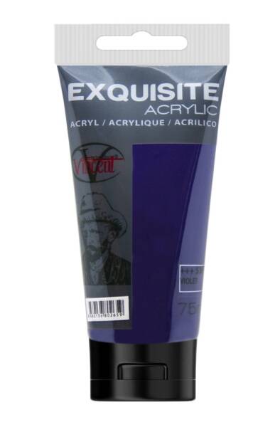 Vincent Exquisite Akrilik Boya 200 ML Violet - 1