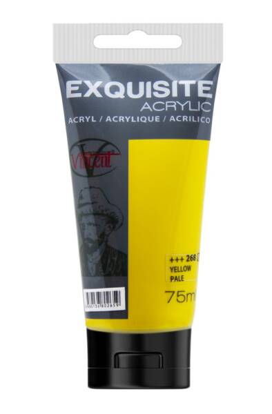Vincent Exquisite Akrilik Boya 200 ML Yellow Pale - 1