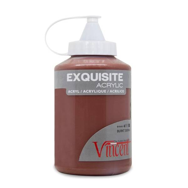 Vincent Exquisite Akrilik Boya 500 ML Burnt Sienna - 1