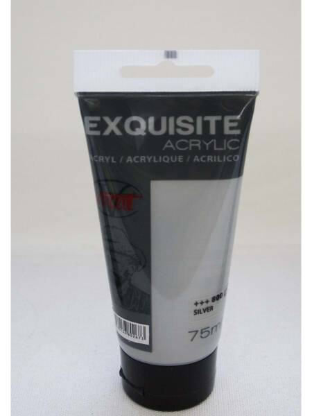 Vincent Exquisite Akrilik Boya 75 ML Silver - 1