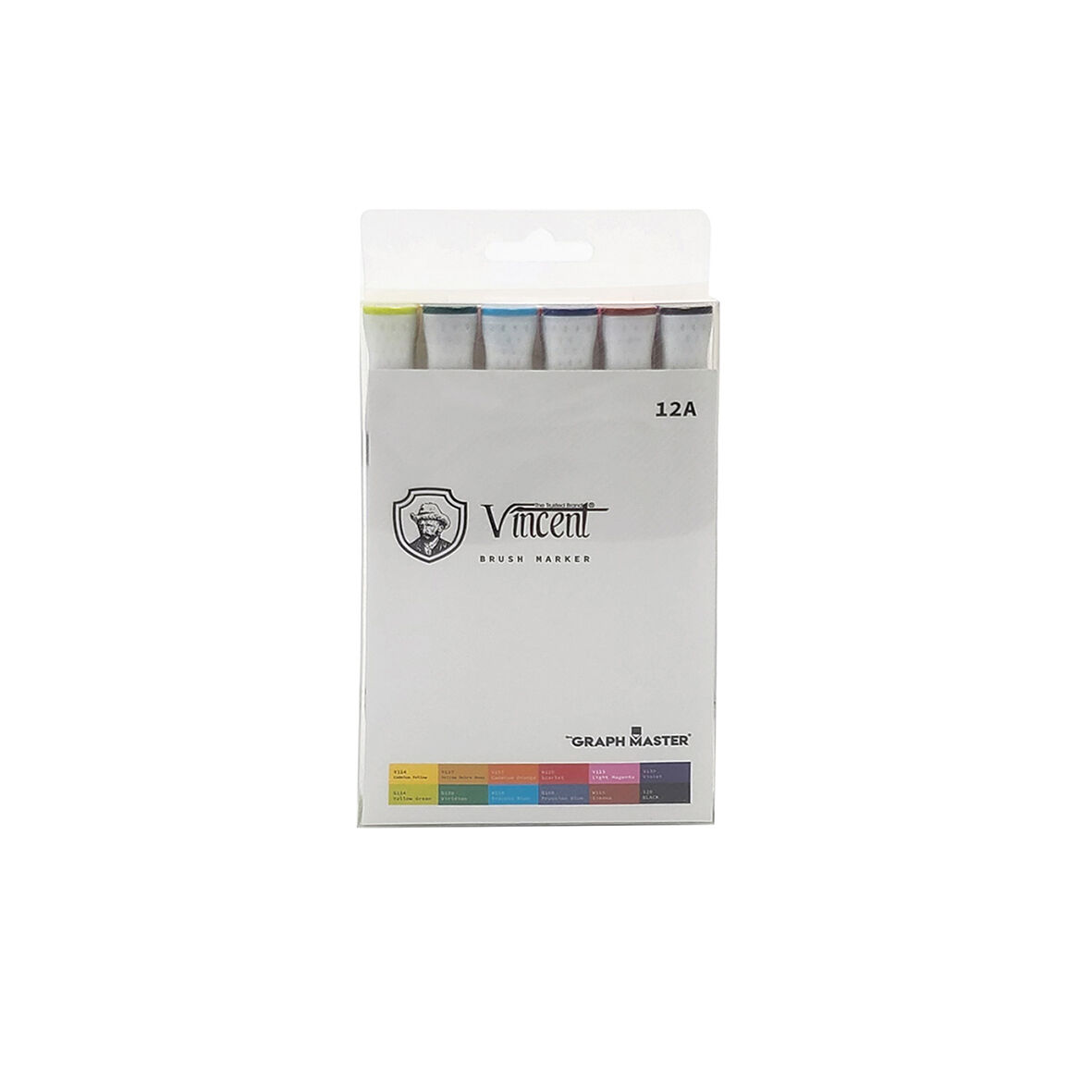 Vincent Graph Master Brush Marker 12A