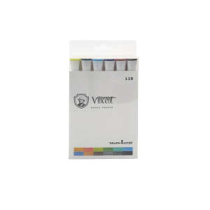 Vincent Graph Master Brush Marker 12B - Vincent
