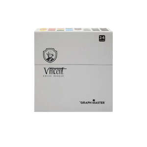 Vincent Graph Master Brush Marker 24 - Vincent