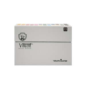 Vincent Graph Master Brush Marker 36 - Vincent