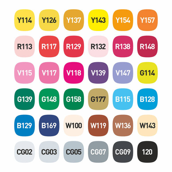 Vincent Graph Master Brush Marker 36 - 2