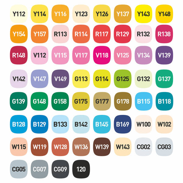 Vincent Graph Master Brush Marker 60A - 2