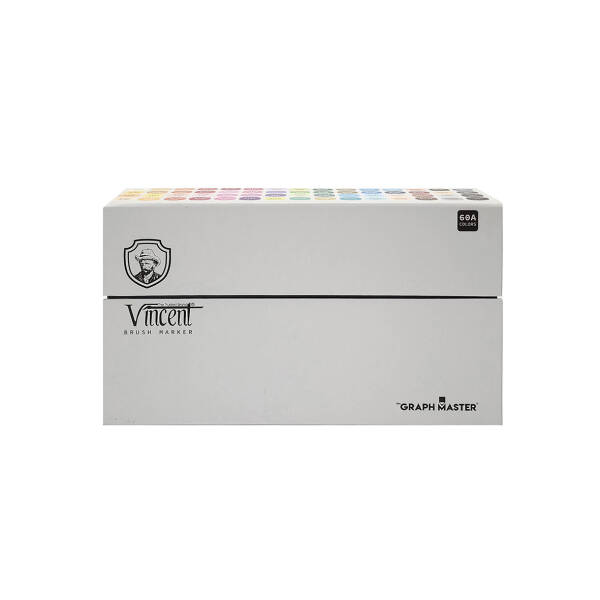 Vincent Graph Master Brush Marker 60A - 1