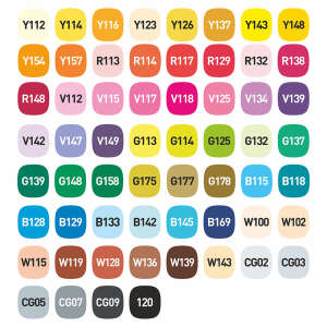 Vincent Graph Master Brush Marker 60A - 2