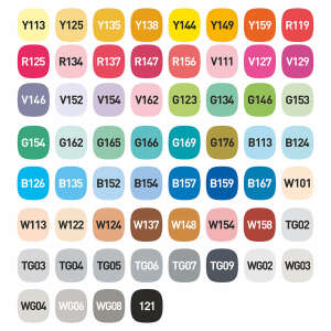 Vincent Graph Master Brush Marker 60B - 2