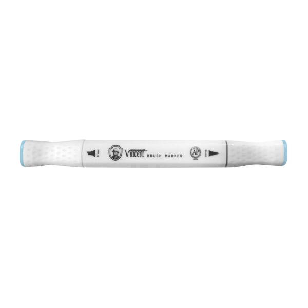 Vincent Graph Master Brush Marker B113 Li̇ght Cyan - 2