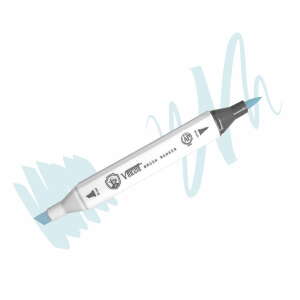 Vincent Graph Master Brush Marker B124 Mi̇nt Blue - Vincent