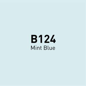 Vincent Graph Master Brush Marker B124 Mi̇nt Blue - 4
