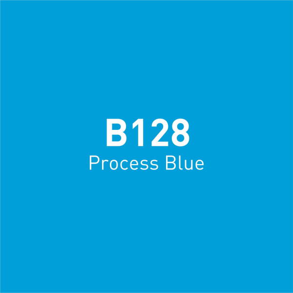 Vincent Graph Master Brush Marker B128 Process Blue - 4