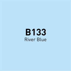 Vincent Graph Master Brush Marker B133 Ri̇ver Blue - 4