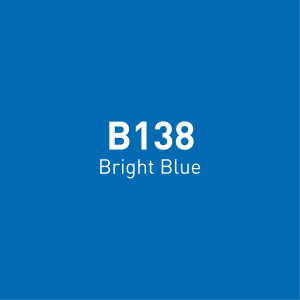 Vincent Graph Master Brush Marker B138 Bright Blue - 4