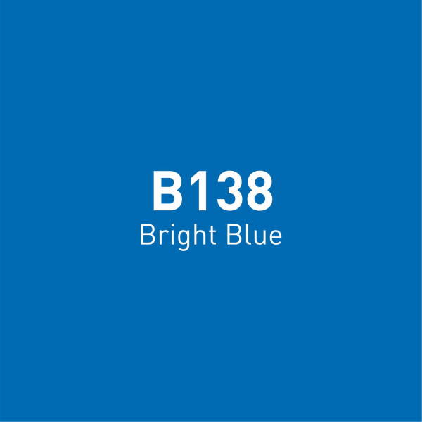 Vincent Graph Master Brush Marker B138 Bright Blue - 4
