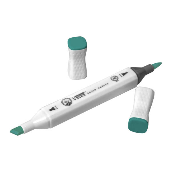 Vincent Graph Master Brush Marker B148 Vi̇vi̇d Blue - 3