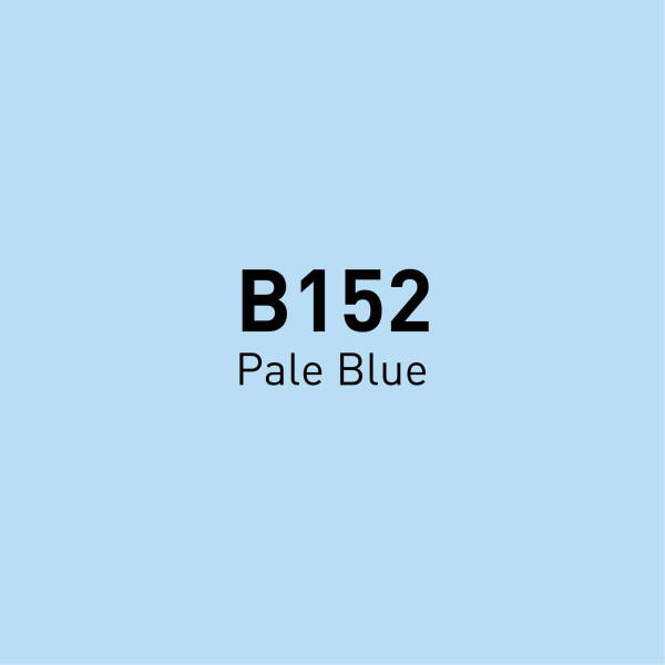 Vincent Graph Master Brush Marker B152 Pale Blue - 4