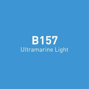 Vincent Graph Master Brush Marker B157 Ultramarine Light - 4