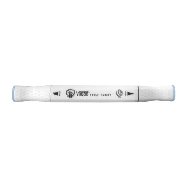 Vincent Graph Master Brush Marker B161 Ice Blue - 2