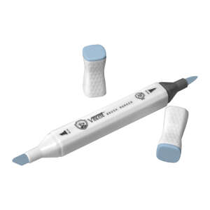 Vincent Graph Master Brush Marker B163 Baby Blue - 3
