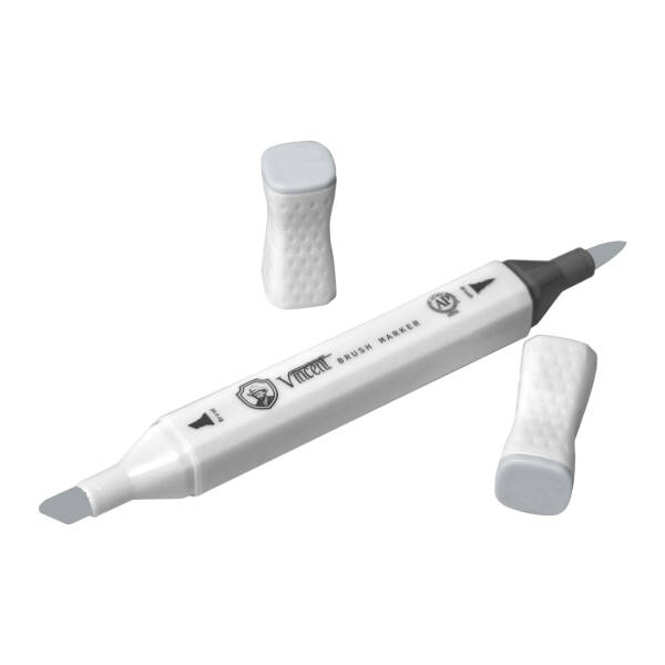Vincent Graph Master Brush Marker Cg02 Cool Gray 02 - 3