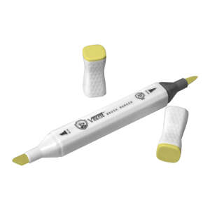 Vincent Graph Master Brush Marker G113 Yellow Green Li̇ght - 3