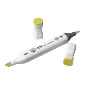 Vincent Graph Master Brush Marker G114 Yellow Green - 3