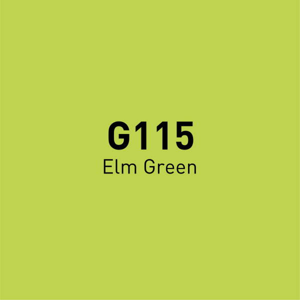 Vincent Graph Master Brush Marker G115 Elm Green - 4