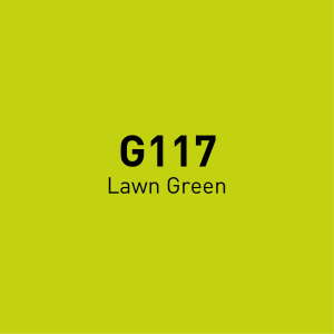 Vincent Graph Master Brush Marker G117 Lawn Green - 4