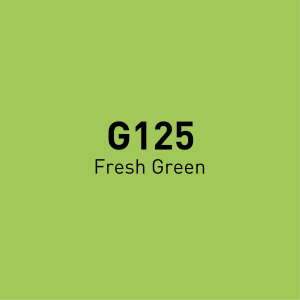 Vincent Graph Master Brush Marker G125 Fresh Green - 4