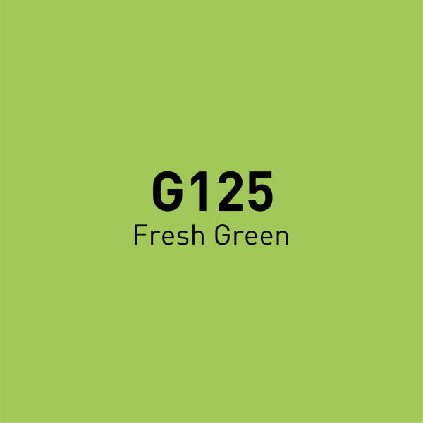 Vincent Graph Master Brush Marker G125 Fresh Green - 4