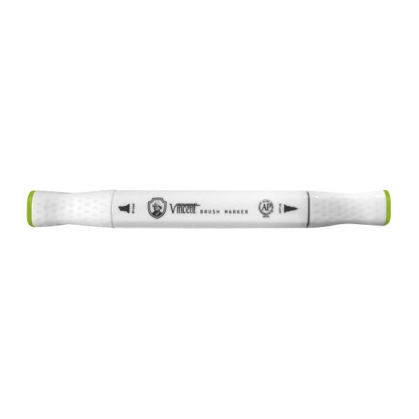 Vincent Graph Master Brush Marker G125 Fresh Green - 2