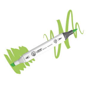 Vincent Graph Master Brush Marker G125 Fresh Green - Vincent