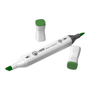 Vincent Graph Master Brush Marker G128 Vi̇vi̇d Green - 3